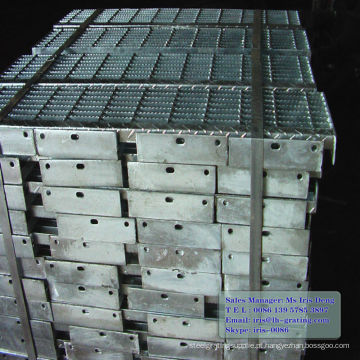 Grade de plataforma galvanizada, grade galvanizada, grade de aço galvanizado